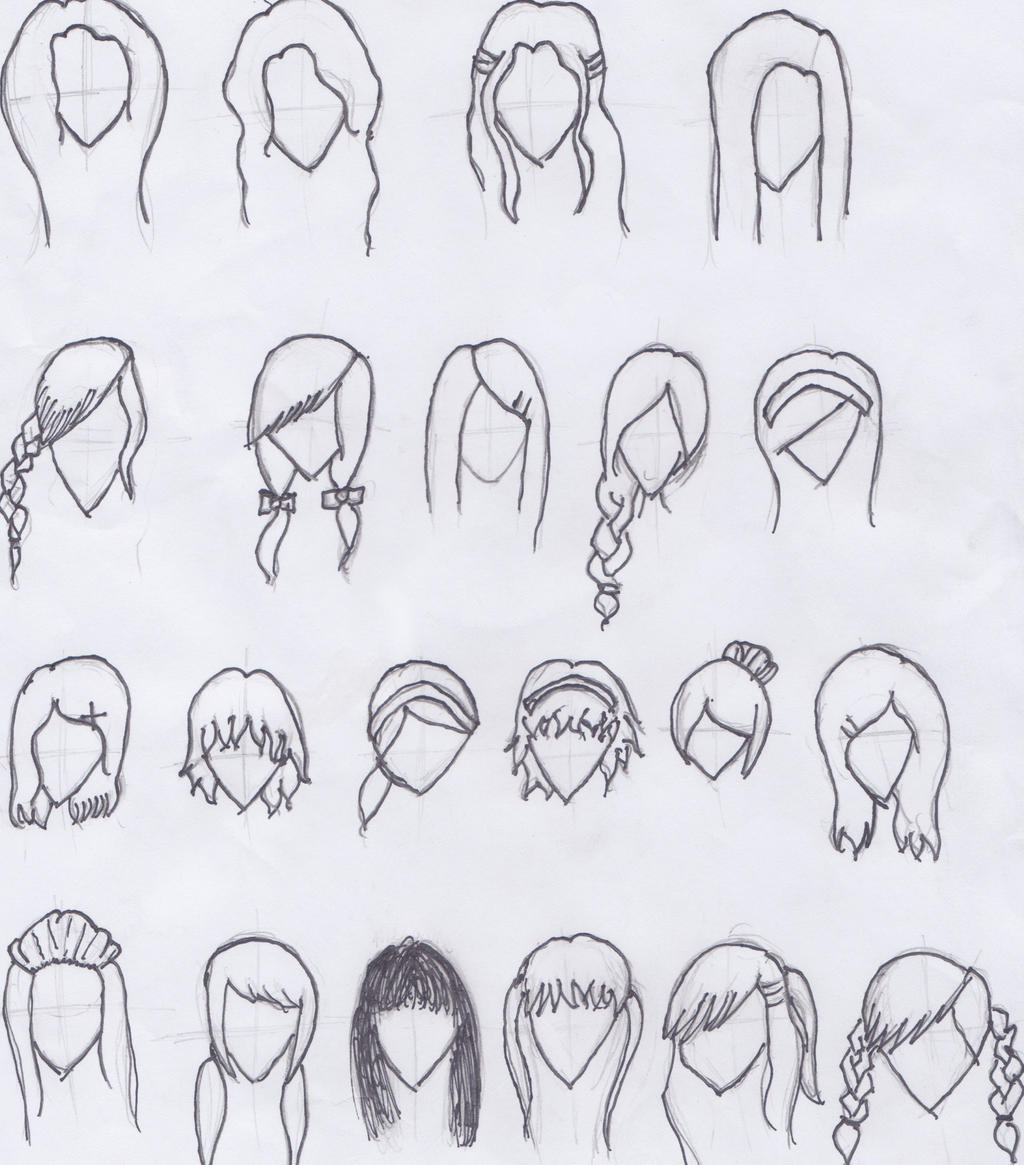 Cartoon girl hair styles by nagi126 on DeviantArt