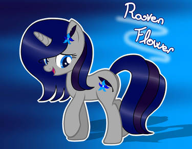 My new adopted oc - Raven Flower