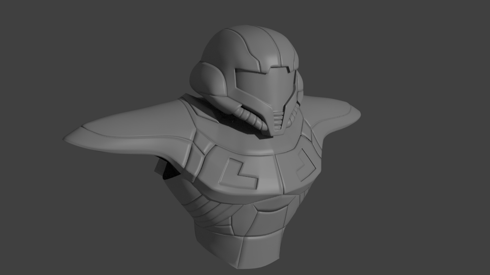 Samus Aran progress render