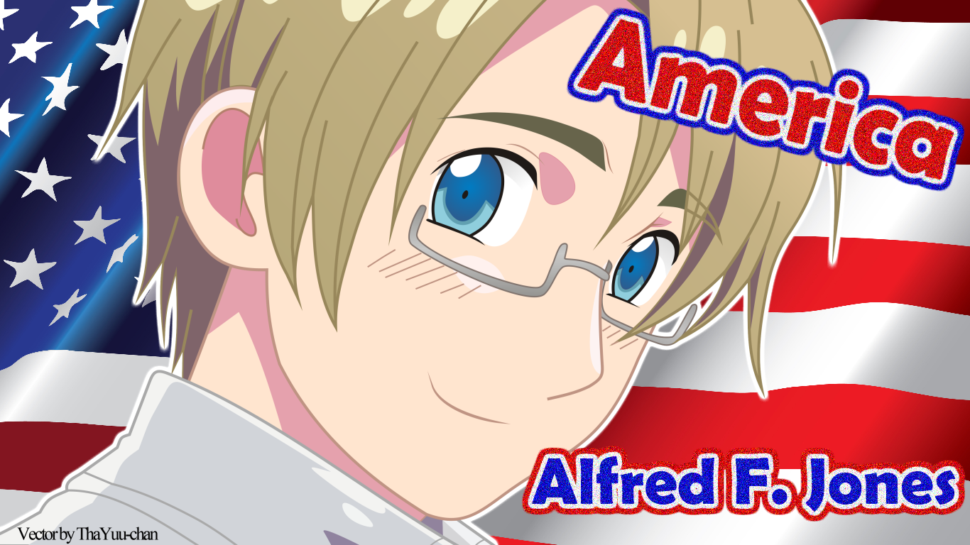 Gift: [APH] America (Alfred F. Jones) Wallpaper