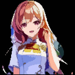 Pixelart High Schoolgirl1