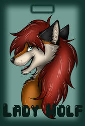 Comission Badge for Lady Wolf