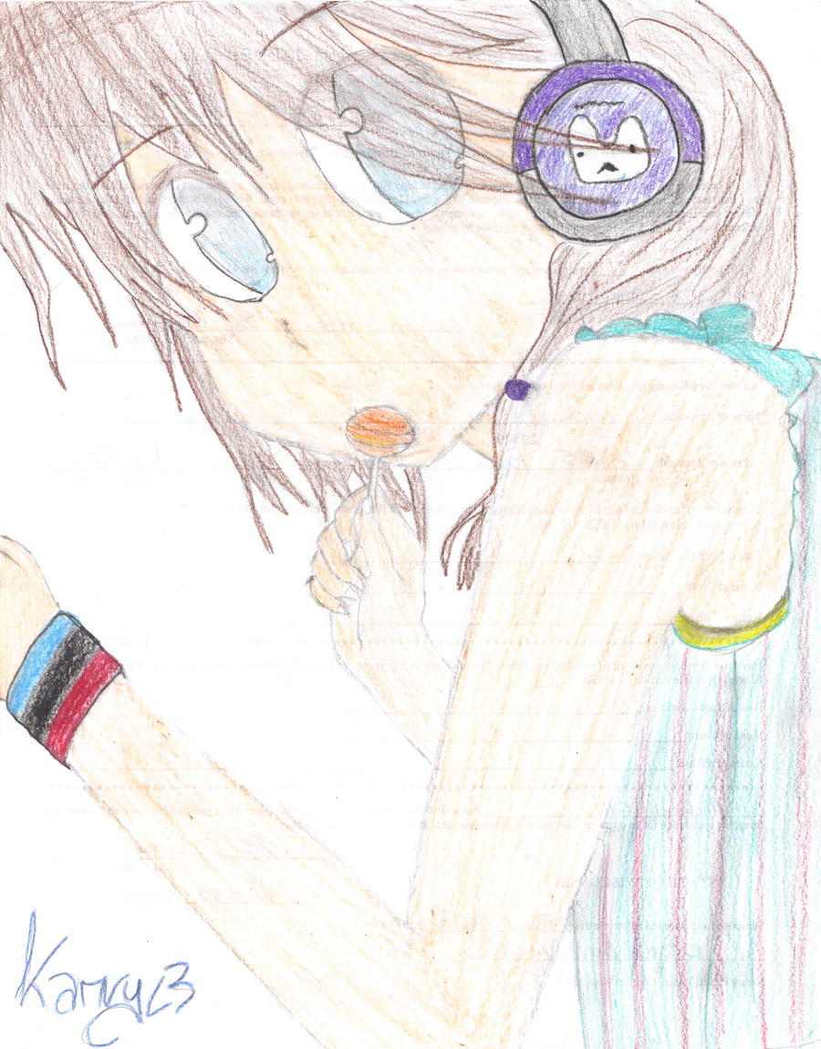 Anime Girl laying down by xxhawtyshawtyxx on DeviantArt