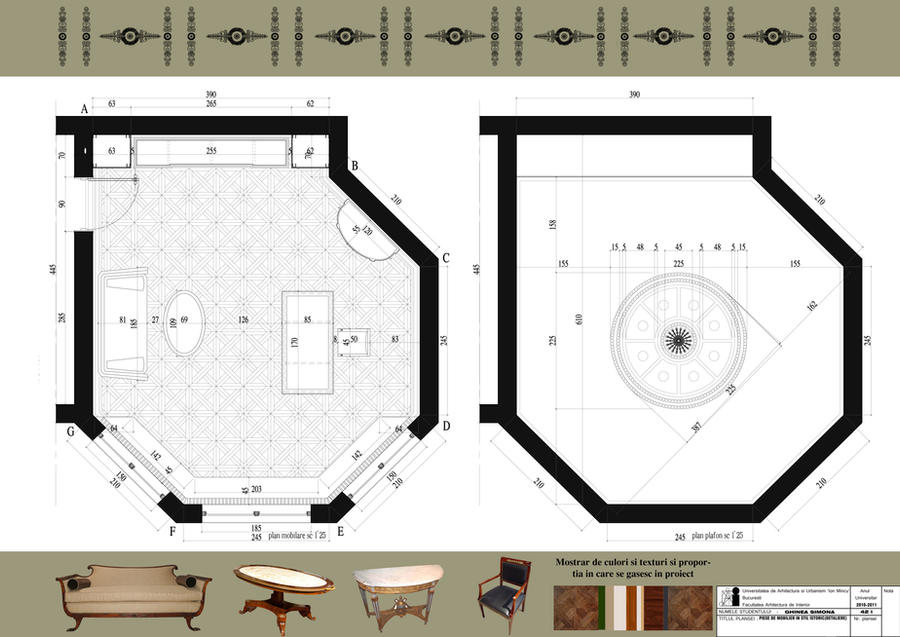 French Empire style office by Simonainteriordesign on DeviantArt