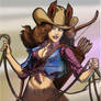 Cowgirl Centaur DnD Character