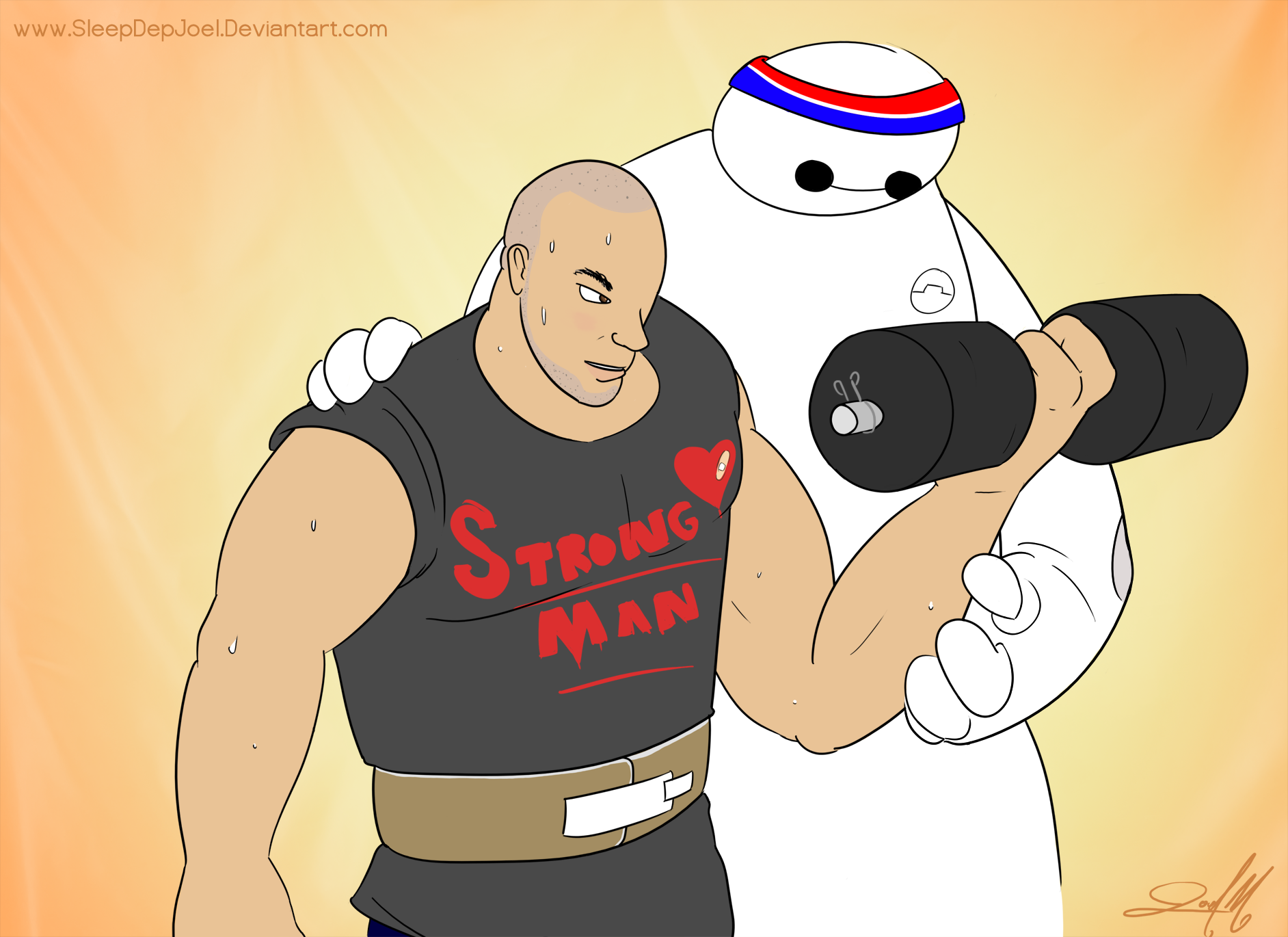 Tawfik and Baymax