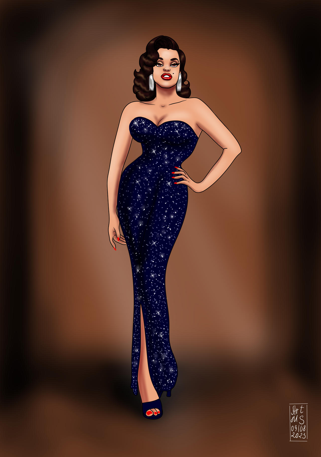 Retro Lady Retro Lady by MarinaSparks on DeviantArt