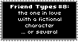 Type Of Friend 8 - Chara Love by uncopyrightedvinegar