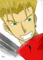 Gunslinging Vash the Stampede