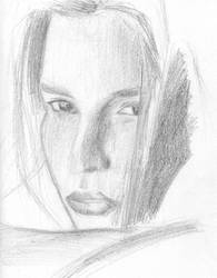 Piper Perabo rough sketch