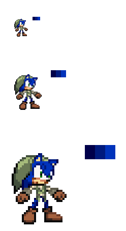 Sprite practice #3/Sonic link crossover