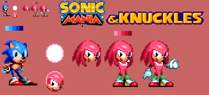 Sonic Mania Mods AND KNUCKLES - Knuckles Mania, & Knuckles