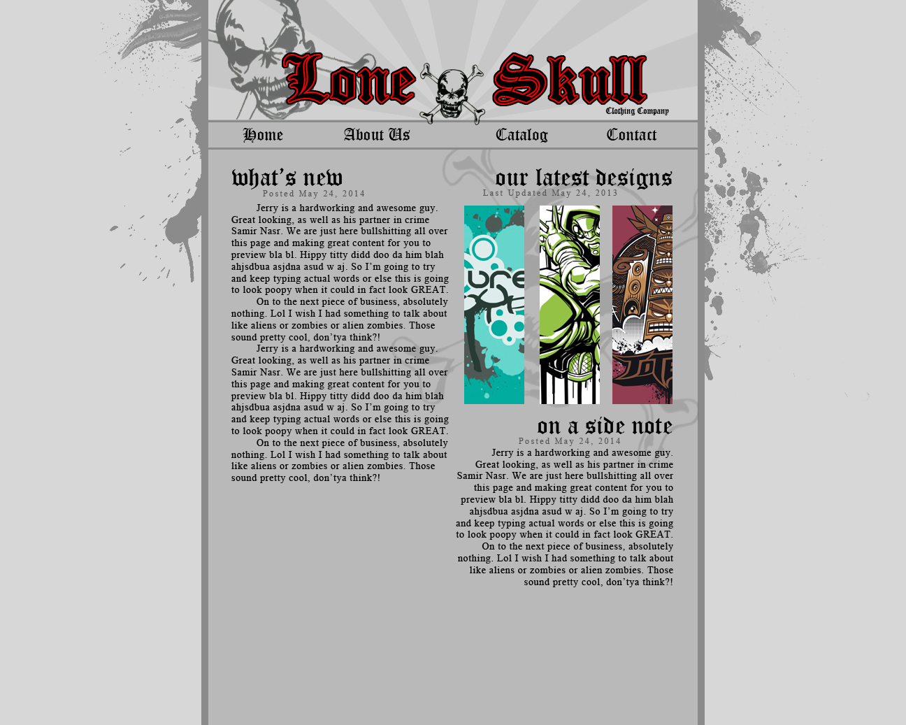 Lone Skull Site Template