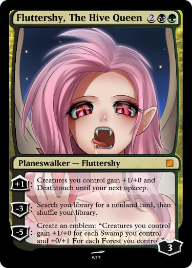 fluttershy mtg card My Little Pony Premiere CCG Theme Deck MLP Enterplay Hasbro The Fluttershy Squaroe from the My Little Pony Friendship is Magic edition offers space for up to 100 playing cards in a double protective cover when used as a deck box Fluttershy (#1538)