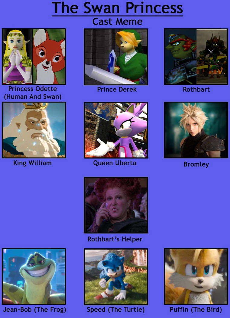 The Fox Princess (The Swan Princess) Cast Meme by MTVFanatic2005 on ...