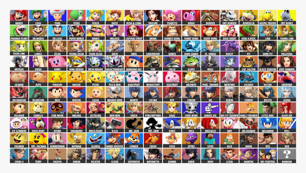 Super Smash Bros. 64 Character Roster (My Take) by WarchieUnited on  DeviantArt