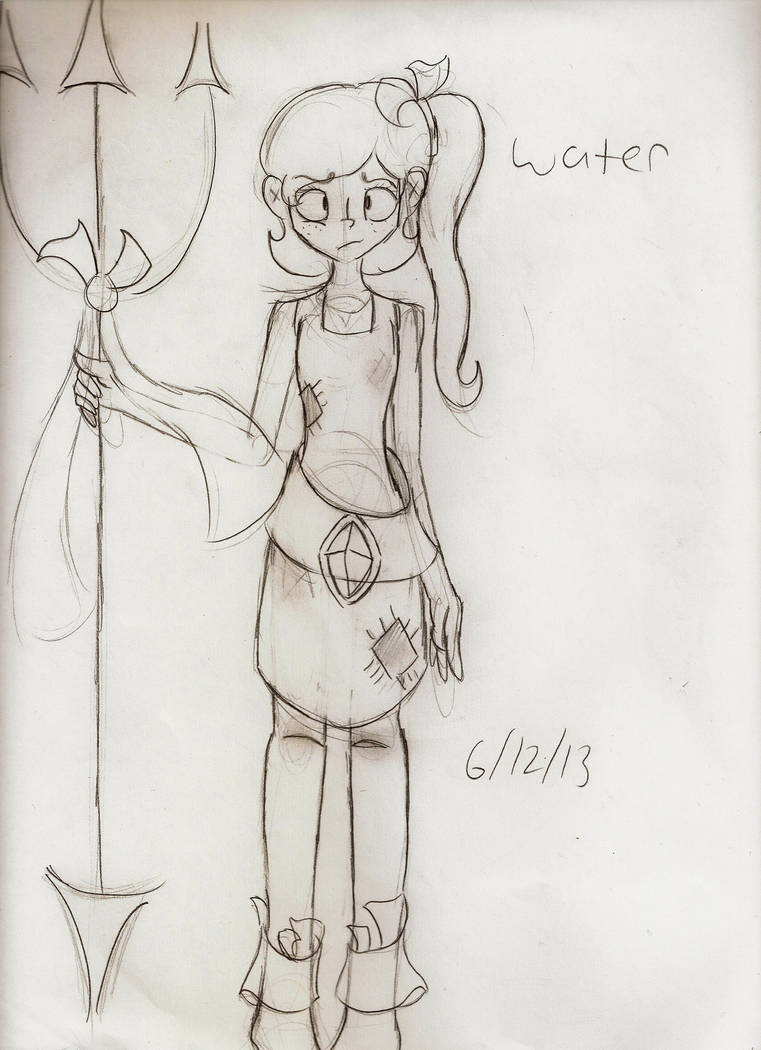 Updated Water Character Design by LaurenTheHero on DeviantArt