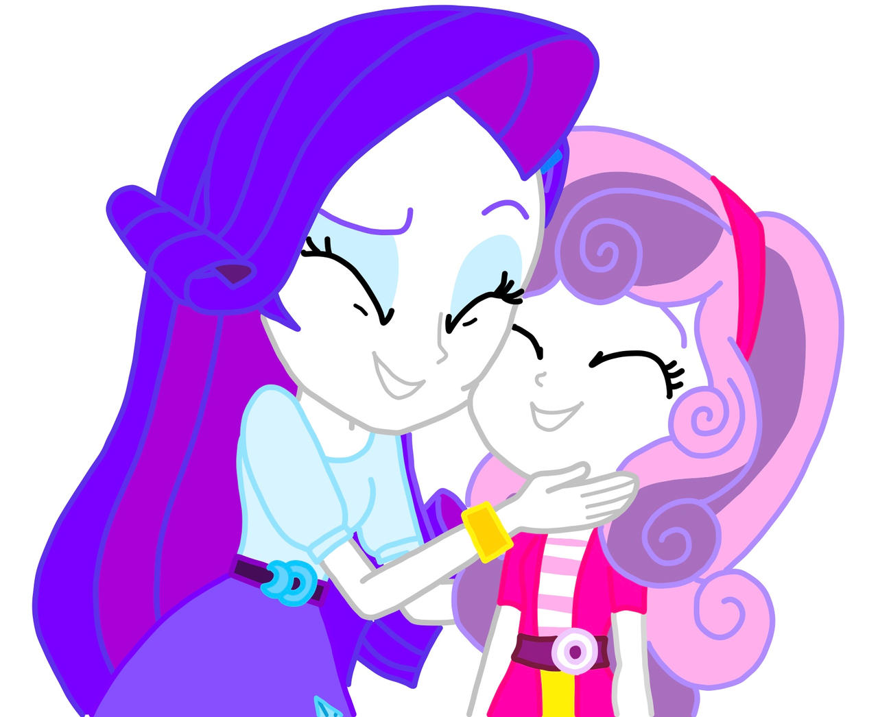 Rarity and Sweetie Belle Love Each Other by ThomasCarr0806 on DeviantArt