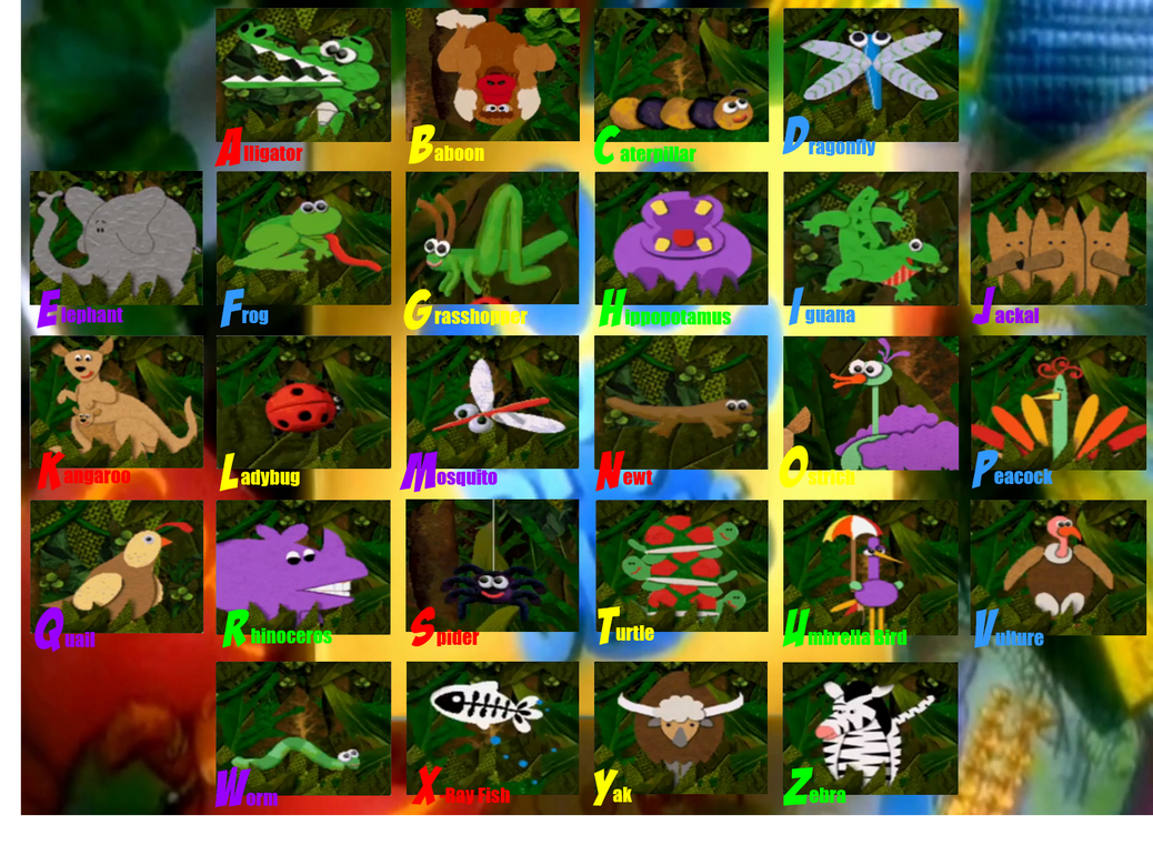 Blue's Clues Animal Alphabet Photo Rug by ThomasCarr0806 on DeviantArt