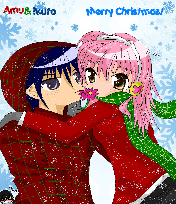 ikuto and amu-chan christmas