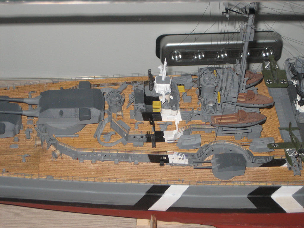 Battleship Bismarck - After superstructure by AnAspieInPoland on DeviantArt