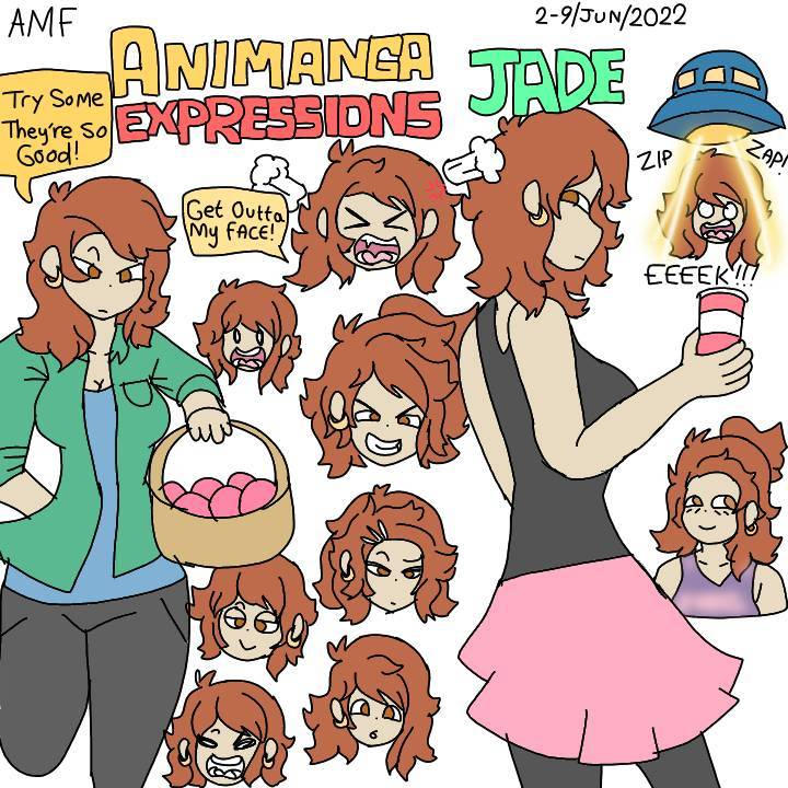 AMF Expressions Selection 149 (Jade) by Amfstation17 on DeviantArt