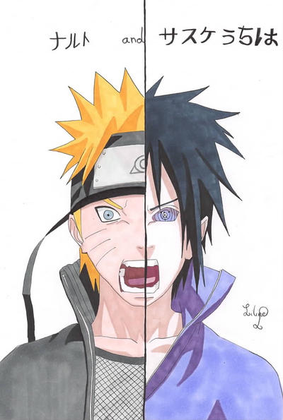 Drawing Naruto and Sasuke by asialine4 on DeviantArt