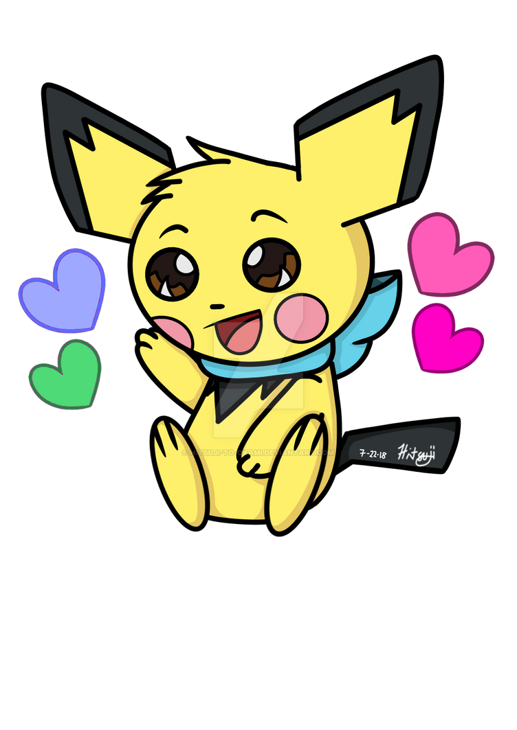 Hitji Deviantart Pichu by Hitsuji-to-Okami on DeviantArt