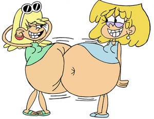 Leni and Lori Loud Inflated ( Point Commission)