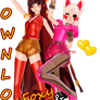 [MMD FNAF] -DL- Mangle and Foxy