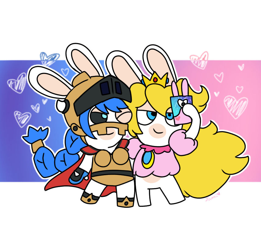 Valkyrie x Rabbid Peach by jawaii-chan on DeviantArt