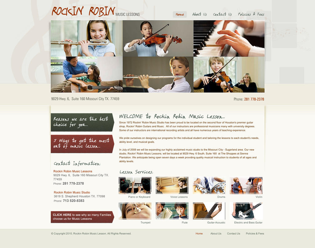 rockin robin music lesson