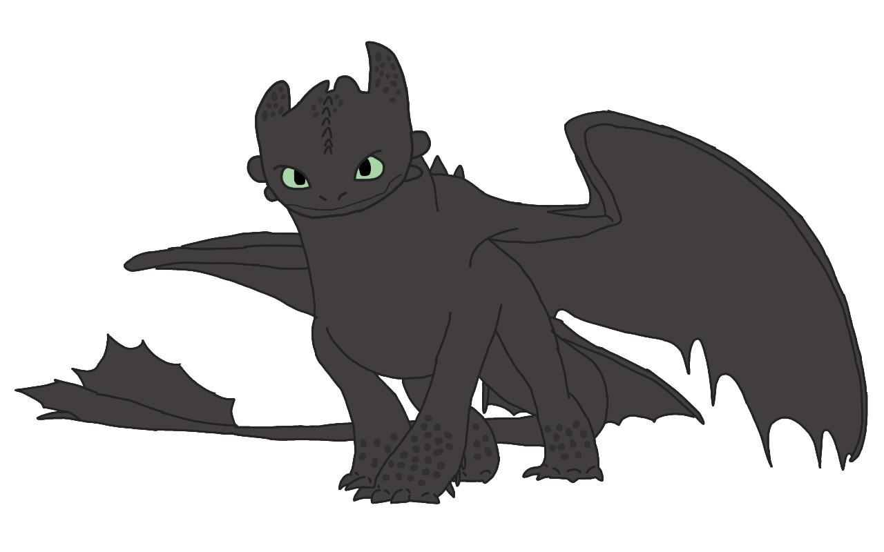 Toothless in MLP: FiM Art Style by juanito070505 on DeviantArt