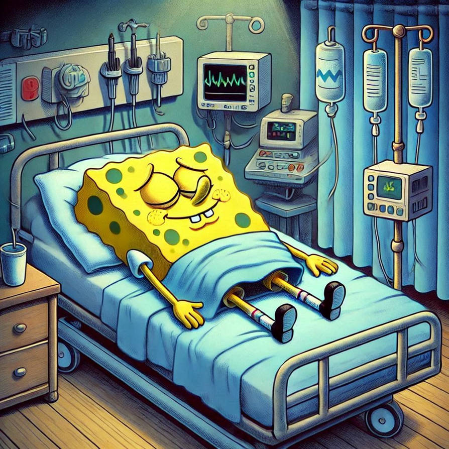Spongebob DeathBed by hatoroakashi2k22 on DeviantArt
