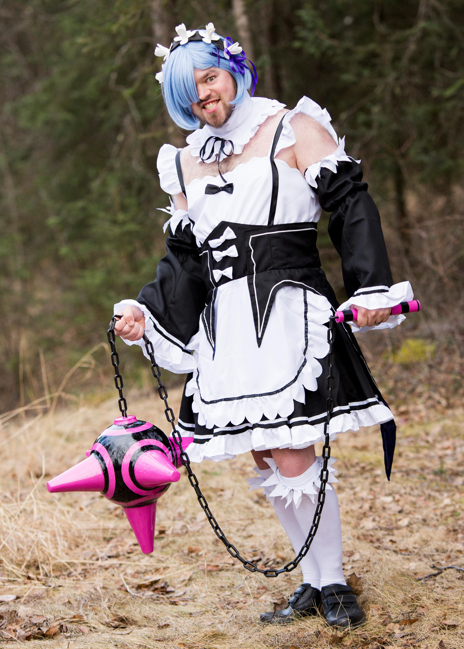 Rem Cosplay By Darkharvestleather On Deviantart