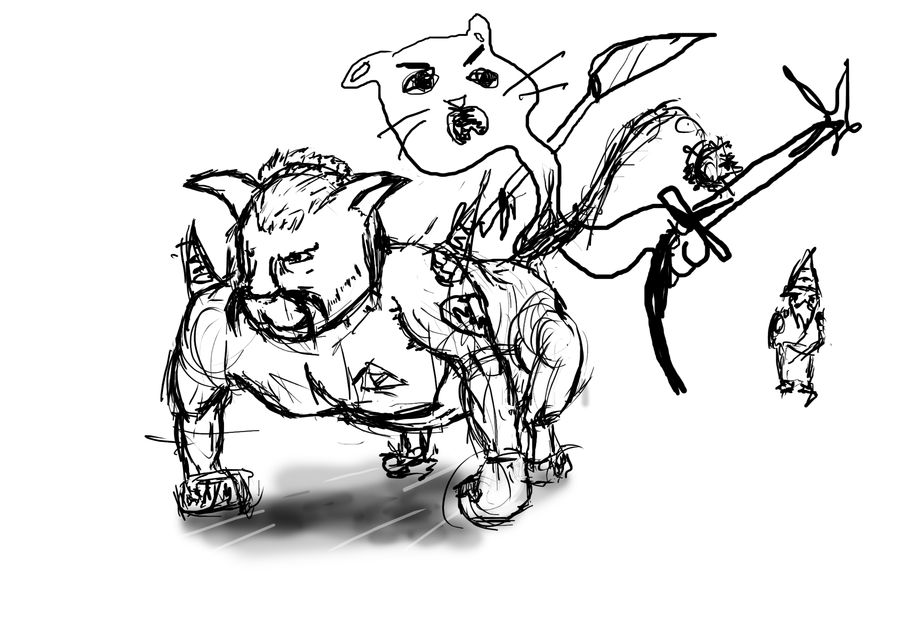 Buff demon cat by Xdeathwingx on DeviantArt