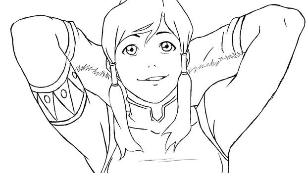 Korra Lineart