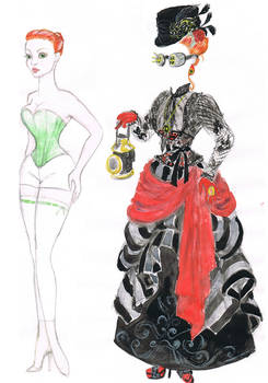 Steampunk Paperdoll