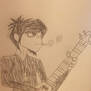 Murdoc Niccals playing bass