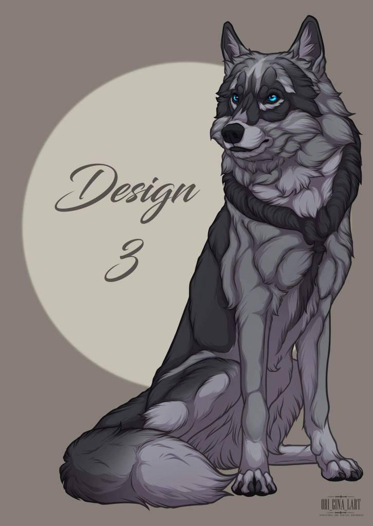 Wolf Design 3 - CLOSED by Ori-gina-lart on DeviantArt