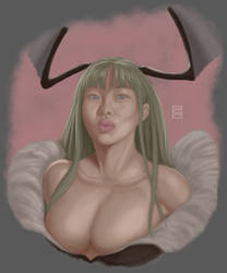 Study - Morrigan Aensland