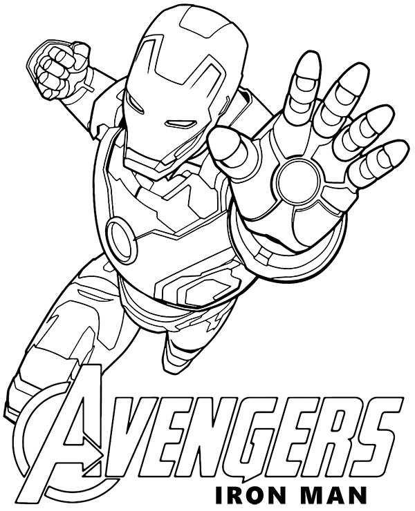 Avengers coloring sheet Iron Man by Topcoloringpages on DeviantArt
