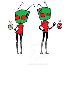 My  Invader Zim Ocs