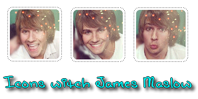 Icons witch James Maslow by busia11