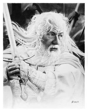 Gandalf the white by francoclun