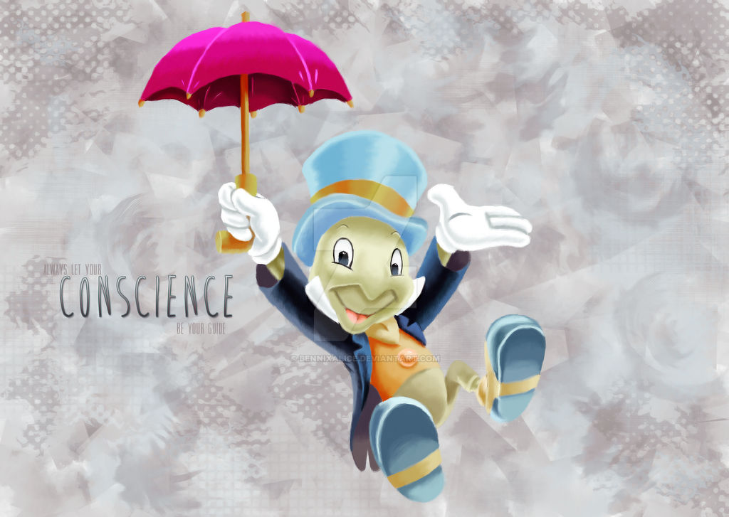 He's my conscience by bennixalice on DeviantArt