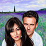 Prue Halliwell and Cole Turner in lavender 