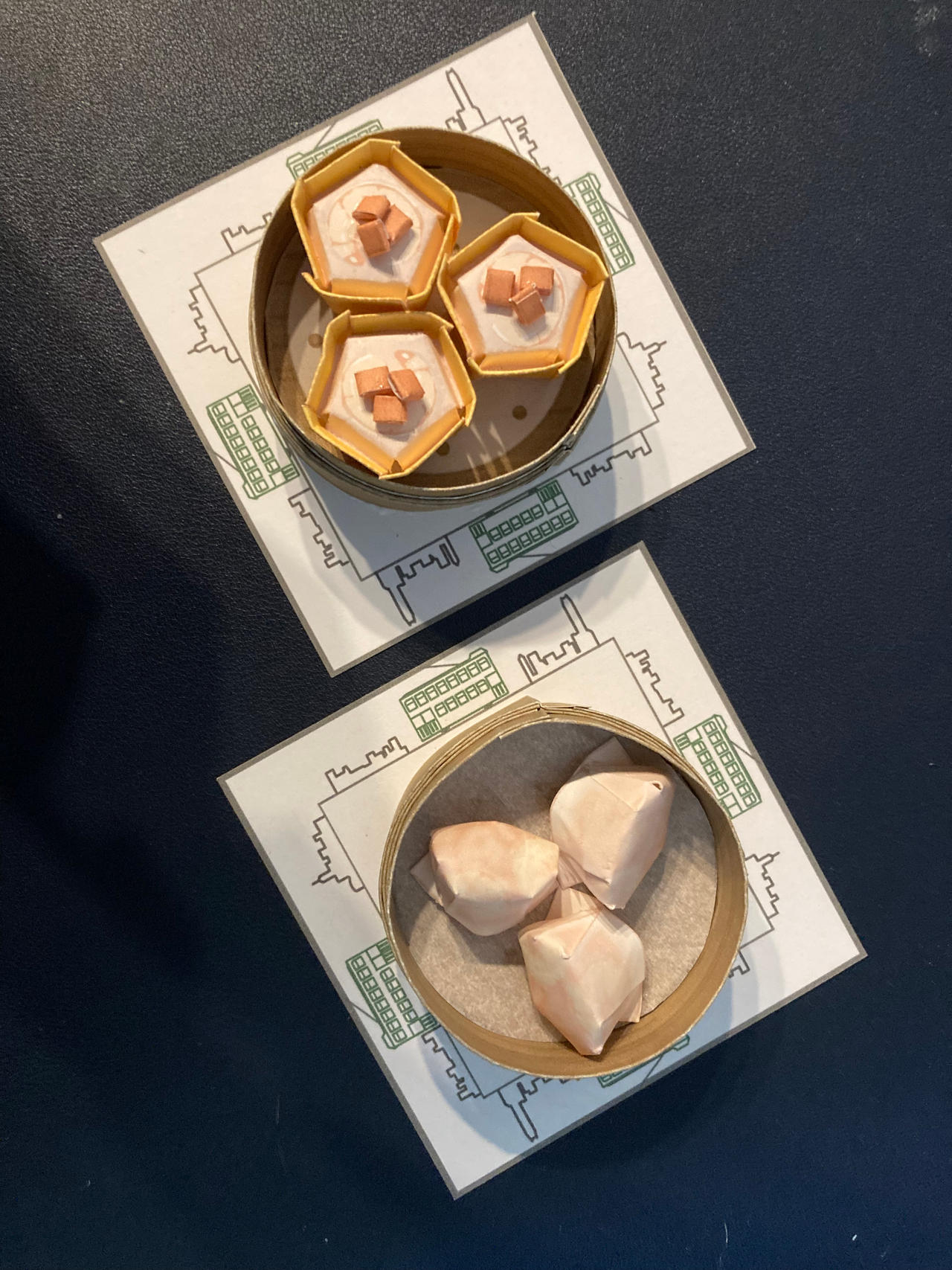 Dim sum papercraft by waitthk on DeviantArt