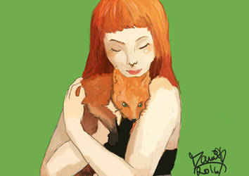 Girl with Foxie