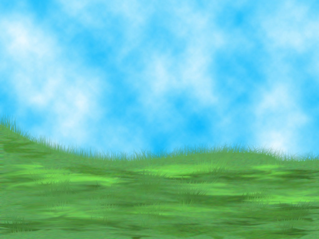 Anime Grassy Background